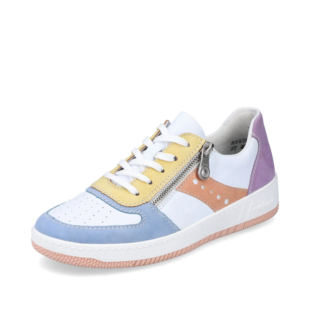 Womens Rieker M5520 Shoe White Multi