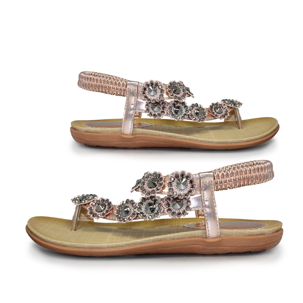 Metallic Sandals
