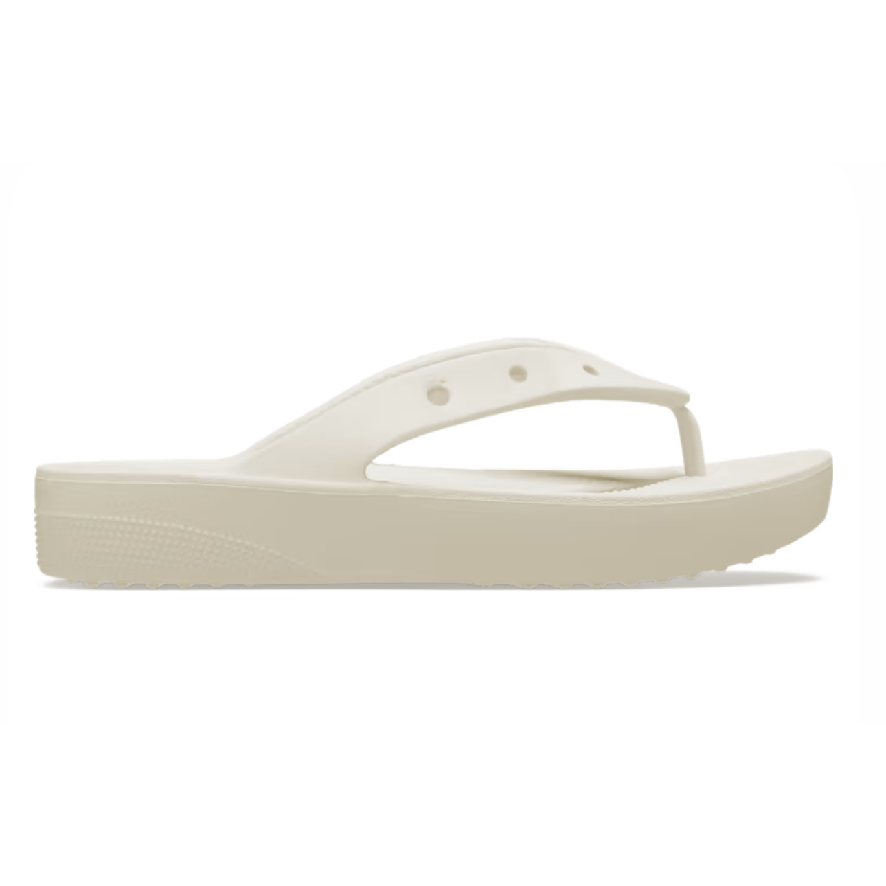 Women's Crocs Classic Platform Flip Flop Sandal Bone